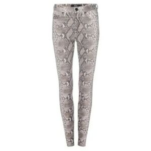 NWT Hudson Laurel Python 100% Lamb Leather Barbara Super Skinny Women's …